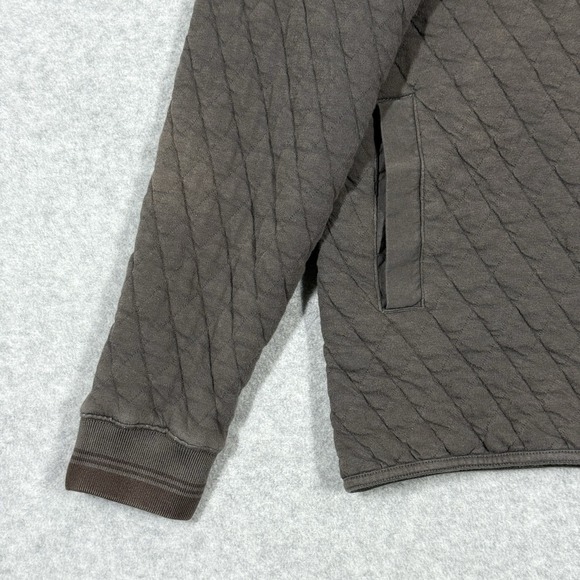 Wellen Sweatshirt Mens Medium Quilted Jersey Quarter Zip Pullover‎ Huckberry - Picture 3 of 16